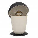 Table Light Steel Sandy, Black - BATABANO