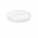 Ceiling Light Aluminium White / Plastic With Crystal Effect White - MONTEMORELOS-Z