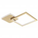 Ceiling Light Aluminium, Steel Gold, White / Plastic White - GAFARES