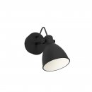 Wall Light Steel Black, White - SAN PERI 1