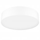 Ceiling Light Steel White / Fabric, Plastic White - ROMAO-Z