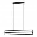 Pendant Light Steel Black / Plastic White - SIBERIA