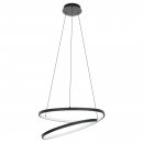 Pendant Light Aluminium, Steel Black / Plastic White - RUOTALE