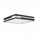 Ceiling Light Aluminium, Steel Black / Plastic White - GENOVESE-Z