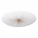 Wall / Ceiling Light Steel White / Plastic White, Gold - NIEVES 1