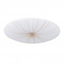 Wall / Ceiling Light Steel White / Plastic White, Gold - NIEVES 1