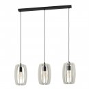 Pendant Light Steel Black / Wood Grey - BAJAZZARA