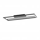 Ceiling Light Aluminium, Steel Black / Plastic White - CALAGRANO-Z