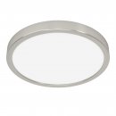 Surface-mounted Light Steel Satin Nickel / Plastic White - FUEVA 5