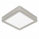 Surface-mounted Light Steel Satin Nickel / Plastic White - FUEVA 5