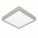 Surface-mounted Light Steel Satin Nickel / Plastic White - FUEVA 5