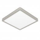 Surface-mounted Light Steel Satin Nickel / Plastic White - FUEVA 5