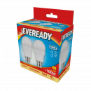 Eveready LED GLS B22 (BC) 1,521lm 13.8W 3,000K (Warm White), Box Of 2