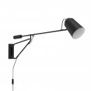 Wall Light Steel Black, White - LORETO 1