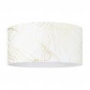 Ceiling Light Steel White / Fabric With Decor White, Gold - BUCAMARANGA