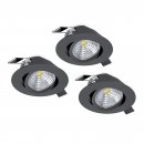 Recessed Light Aluminium Black - SALICETO