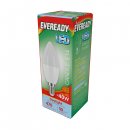 Eveready LED Candle E14 (SES) 470lm 4.9W 6,500K (Daylight), Box Of 1