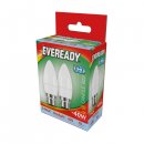 Eveready LED Candle B22 (BC) 470lm 4.9W 6,500K (Daylight), Box Of 2