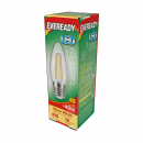 Eveready LED Filament Candle E27 (ES) 470lm 4W 2,700K (Warm White), Box Of 1