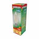 Eveready LED Filament Candle B15 (SBC) 470lm 4W 2,700K (Warm White), Box Of 1