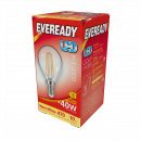 Eveready LED Filament Golf E14 (SES) 470lm 4W 2,700K (Warm White) Box Of 1