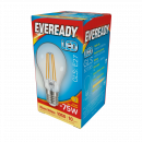 Eveready LED Filament GLS E27 (ES) 1,050lm 8W 2,700K (Warm White) Box Of 1