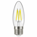 LED Filament E27 (ES) Candle 470lm 4W 2,700K (Warm White), Blister Of 1