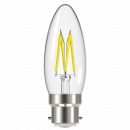 LED Filament Candle B22 (BC) 470lm 4W 2,700K (Warm White), Blister Of 1