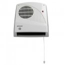 2Kw Bathroom Fan Heater C/W Pull Cord And Timer