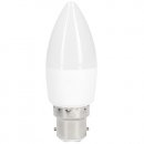 5W LED BC B22 Candle Opal