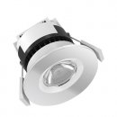 6W Integrated Fire Rated Downlight - Chrome (550Lm)