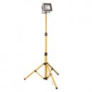 20W LED Tripod -110v Yellow - Single 2.5Mtrs HO5RN-F C/w Plug 110-130v