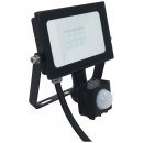 Atlas Mini 2 LED Floodlight/PIR IP65 Black 10W 660lm