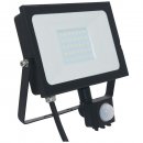 Atlas Mini 2 LED Floodlight/PIR IP65 Black 30W 2090lm