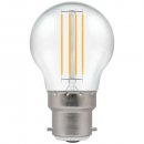 LED Filament Round 4W BC-B22d Clear Warm White