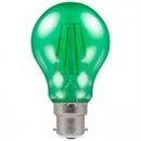 LED Filament GLS 4.5W Green BC-B22d