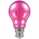 LED Filament GLS 4.5W Pink BC-B22d