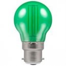 LED Filament Round 4.5W Green BC-B22d