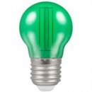 LED Filament Round 4.5W Green ES-E27