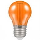 LED Filament Round 4.5W Orange ES-E27