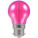 LED Filament Round 4.5W Pink BC-B22d