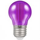 LED Filament Round 4.5W Purple ES-E27