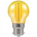 LED Filament Round 4.5W Yellow BC-B22d