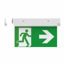 Doxa Exit Sign With Multiple Mounting Positions, Exit Sign Left/Right Legends