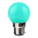 Colour Golf 1W Coloured LED Golf Ball Lamp, B22, Green