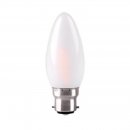 4W Frosted Traditional Glass Light Bulb With LED Filament