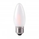 4W Frosted Traditional Glass Light Bulb With LED Filament