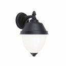 Ascott Top Arm Round Wall Lantern With Integrated LED