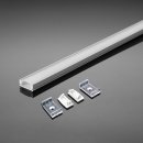 VT-8108-W MOUNTING KIT WITH DIFFUSER FOR LED STRIP(PCB-20MM) 2000x23.5x10.4mm-WHITE HOUSING