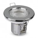 VT-885 5W SPOTLIGHT FIRERATED FITTING WITH SAMSUNG CHIP COLORCODE:3000K -CHROME